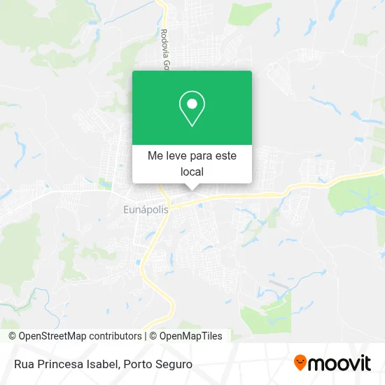 Rua Princesa Isabel mapa