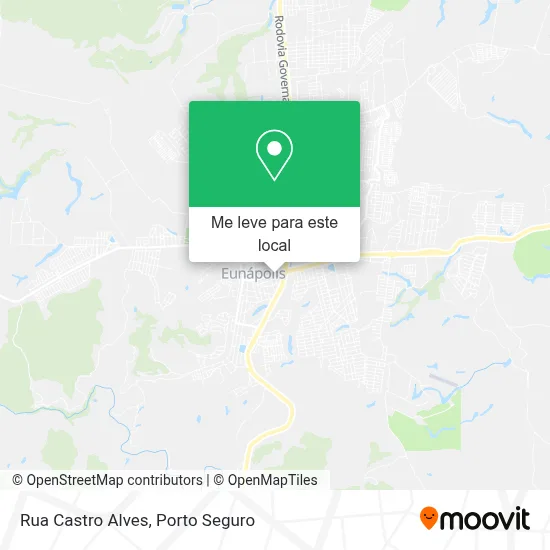 Rua Castro Alves mapa