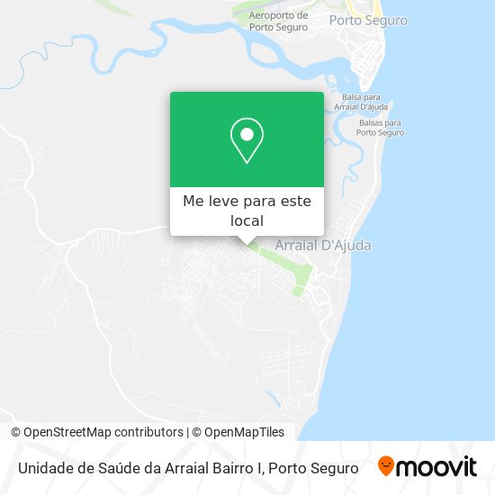 Unidade de Saúde da Arraial Bairro I mapa