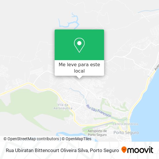 Rua Ubiratan Bittencourt Oliveira Silva mapa