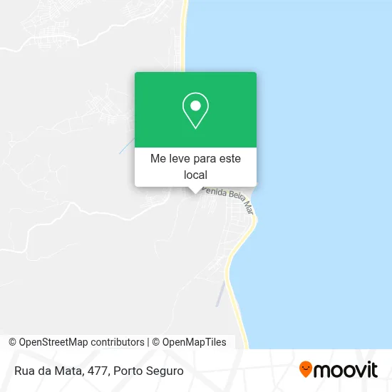 Rua da Mata, 477 mapa