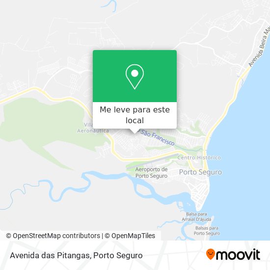Avenida das Pitangas mapa