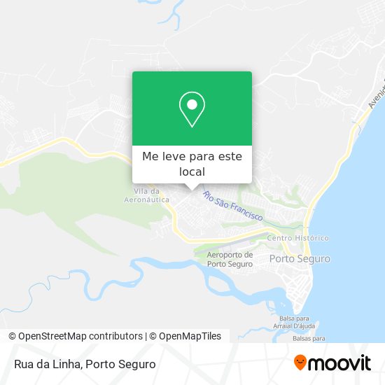 Rua da Linha mapa