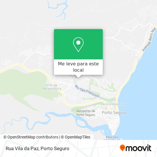 Rua Vila da Paz mapa