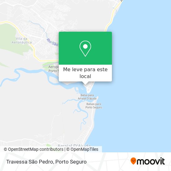 Travessa São Pedro mapa