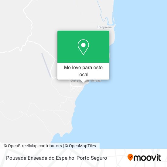 Pousada Enseada do Espelho mapa