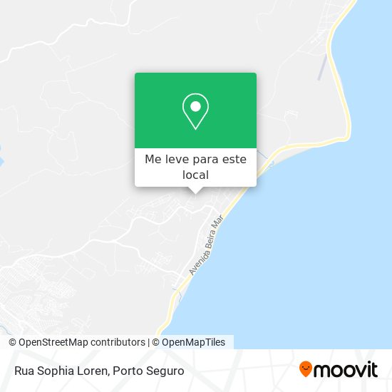 Rua Sophia Loren mapa