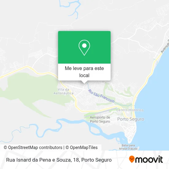 Rua Isnard da Pena e Souza, 18 mapa