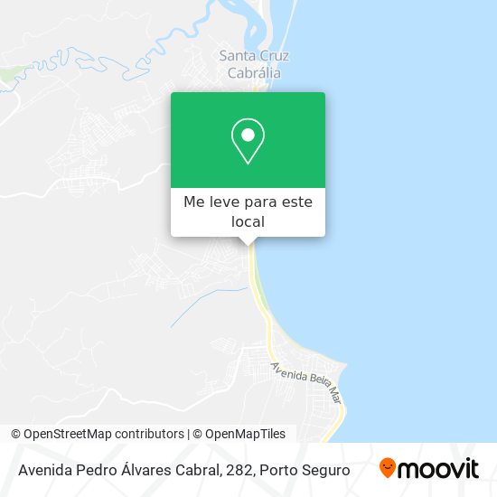 Avenida Pedro Álvares Cabral, 282 mapa