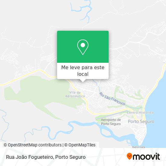 Rua João Fogueteiro mapa