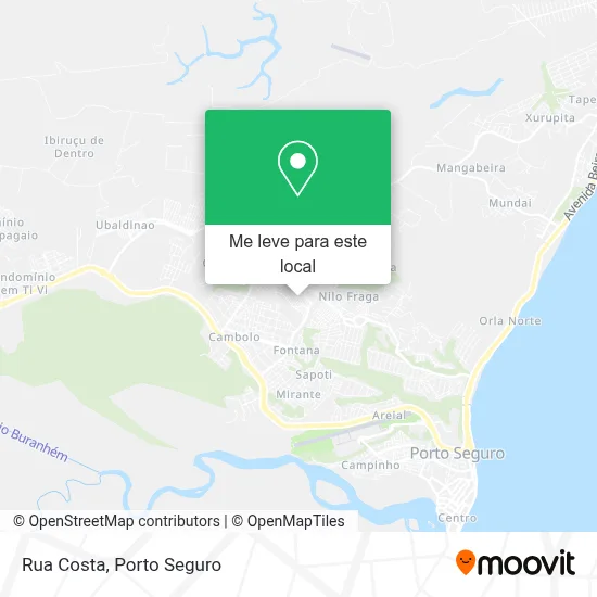 Rua Costa mapa