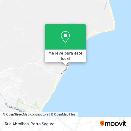 Rua Abrolhos mapa