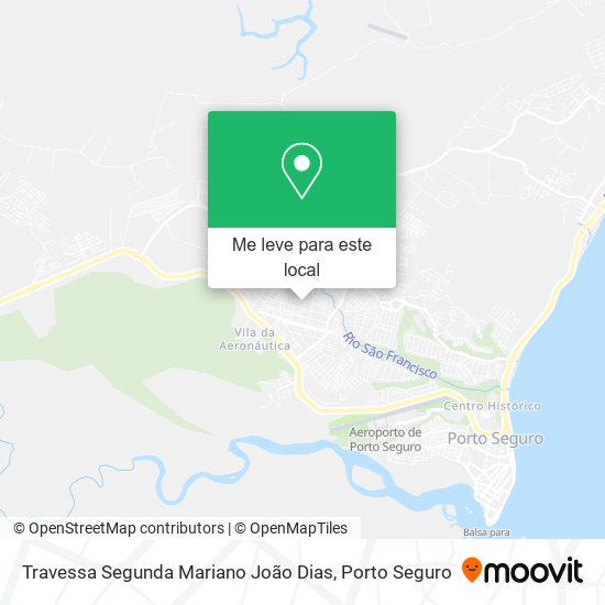 Travessa Segunda Mariano João Dias mapa