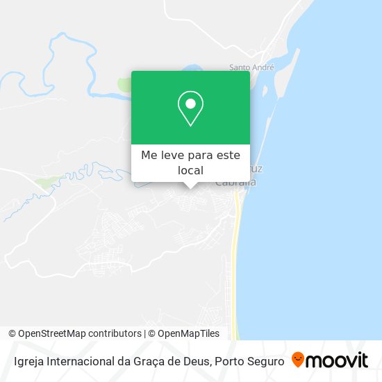 Igreja Internacional da Graça de Deus mapa