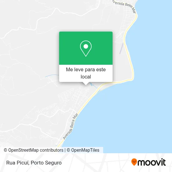 Rua Picuí mapa