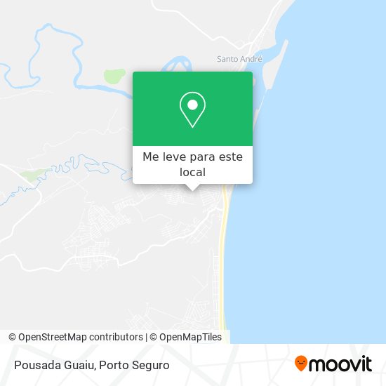 Pousada Guaiu mapa