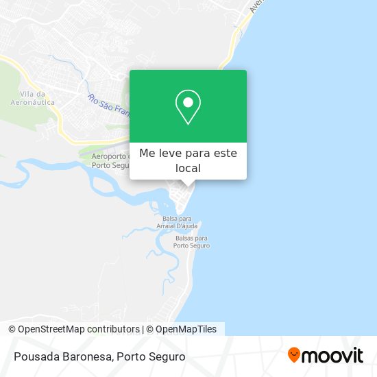 Pousada Baronesa mapa