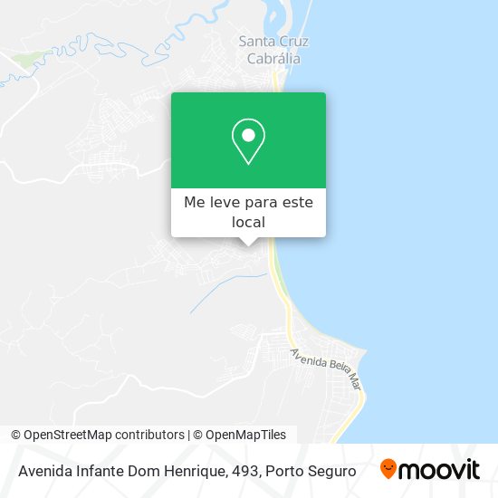Avenida Infante Dom Henrique, 493 mapa