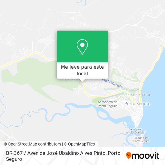 BR-367 / Avenida José Ubaldino Alves Pinto mapa