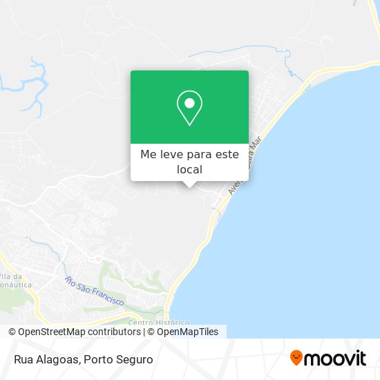 Rua Alagoas mapa