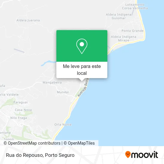 Rua do Repouso mapa