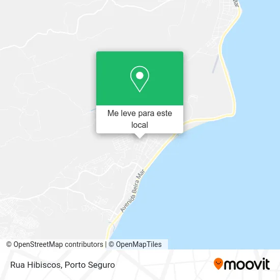 Rua Hibiscos mapa