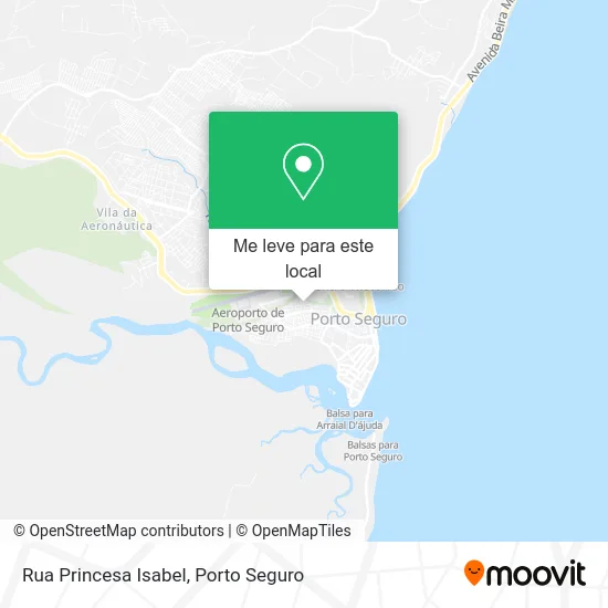 Rua Princesa Isabel mapa
