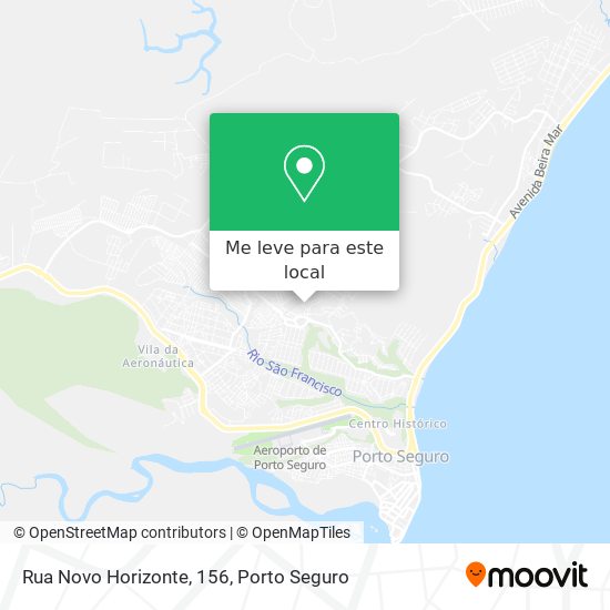 Rua Novo Horizonte, 156 mapa