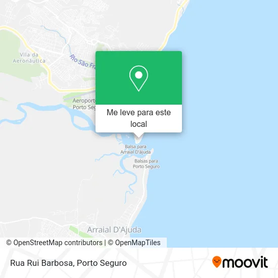 Rua Rui Barbosa mapa