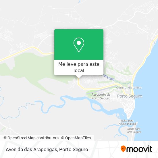 Avenida das Arapongas mapa