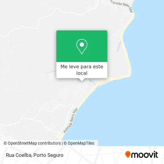 Rua Coelba mapa