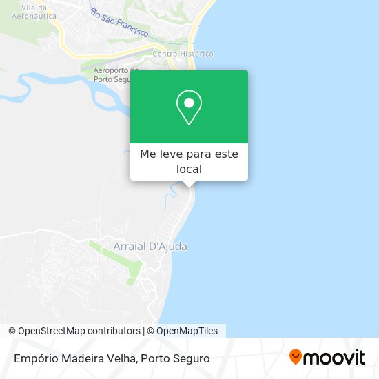 Empório Madeira Velha mapa