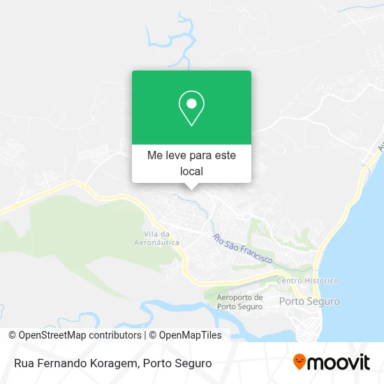 Rua Fernando Koragem mapa