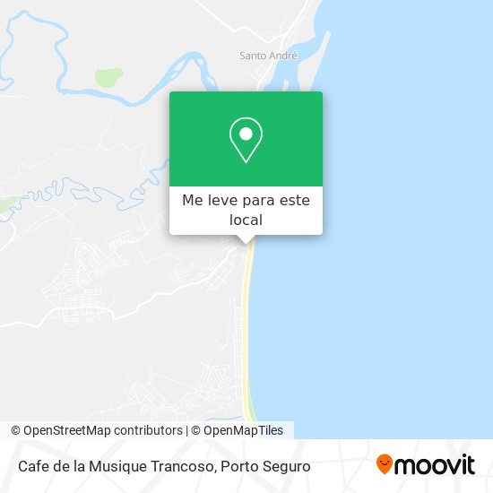 Cafe de la Musique Trancoso mapa