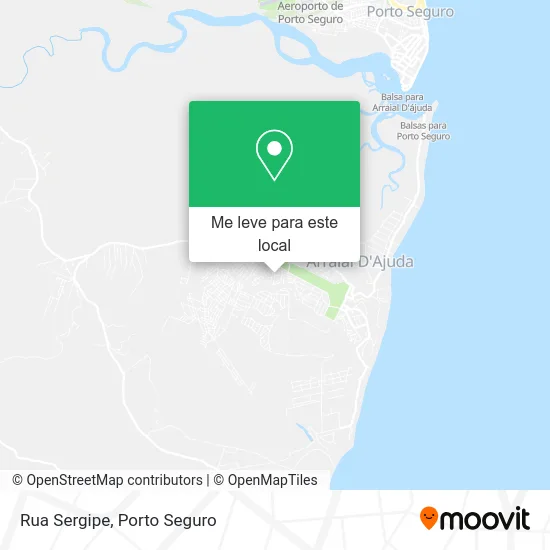 Rua Sergipe mapa