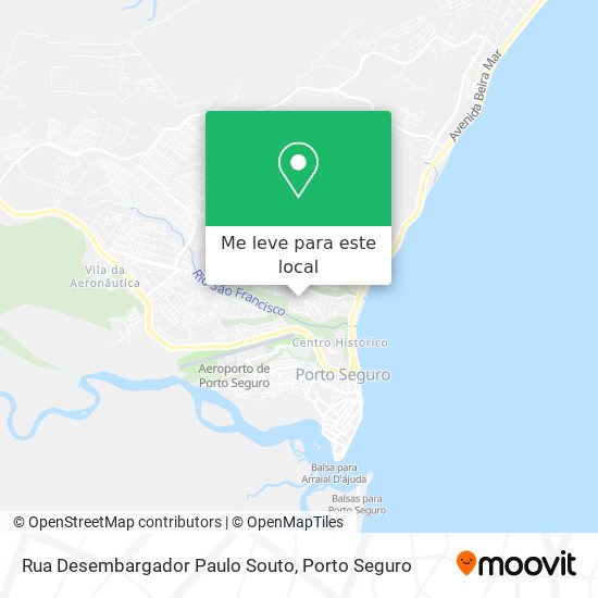 Rua Desembargador Paulo Souto mapa