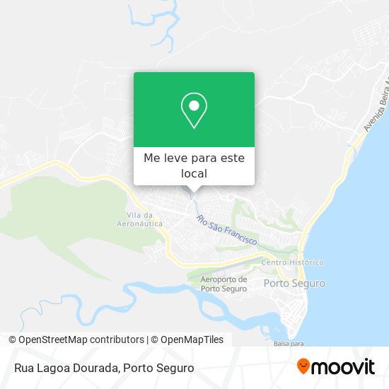 Rua Lagoa Dourada mapa