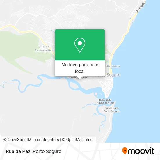 Rua da Paz mapa