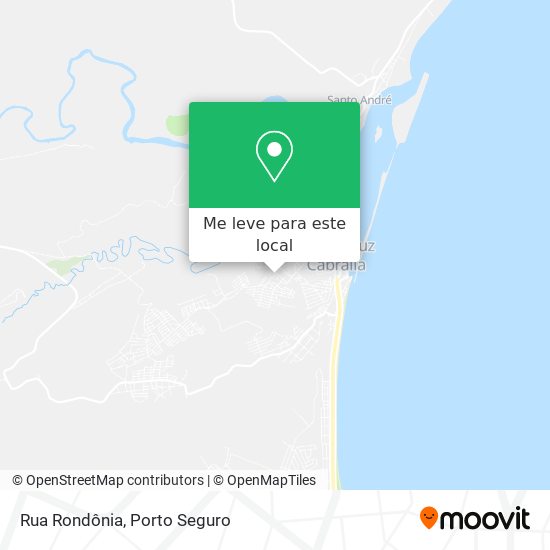 Rua Rondônia mapa