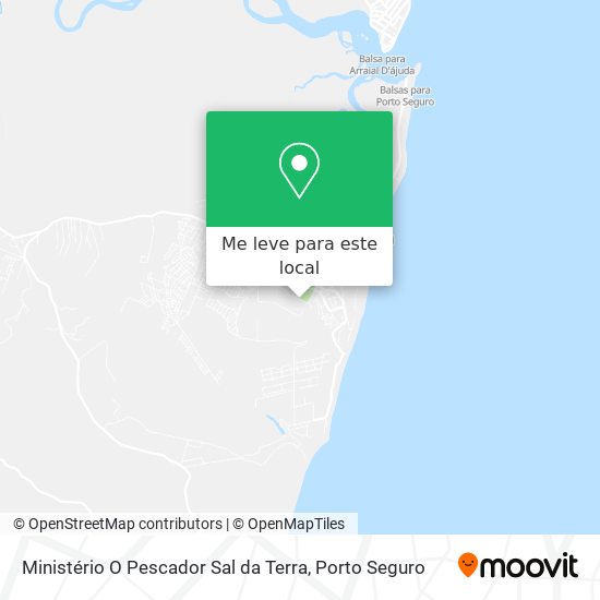 Ministério O Pescador Sal da Terra mapa