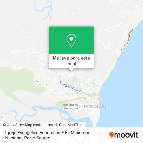 Igreja Evangelica Esperanca E Fe Ministerio Nacional mapa