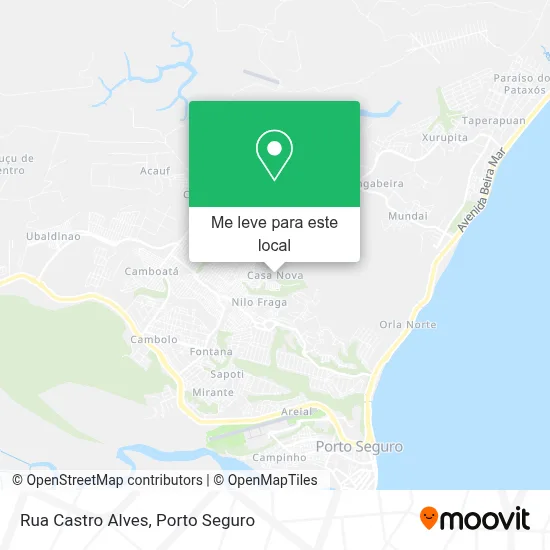 Rua Castro Alves mapa
