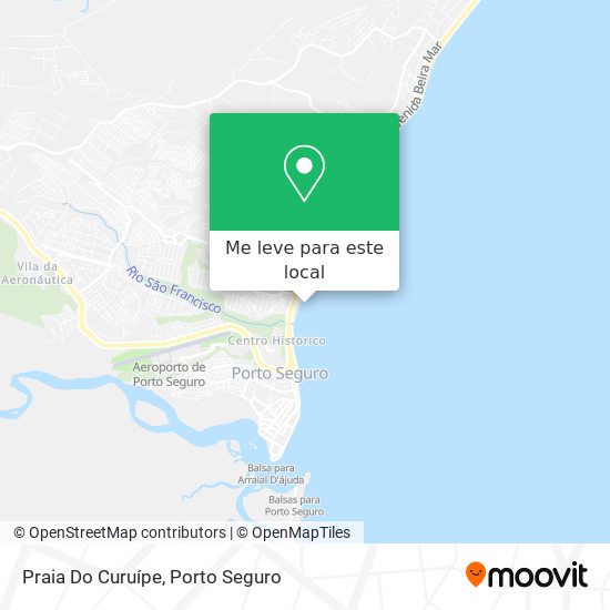Praia Do Curuípe mapa