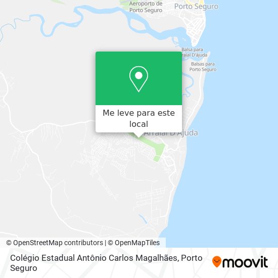 Colégio Estadual Antônio Carlos Magalhães mapa