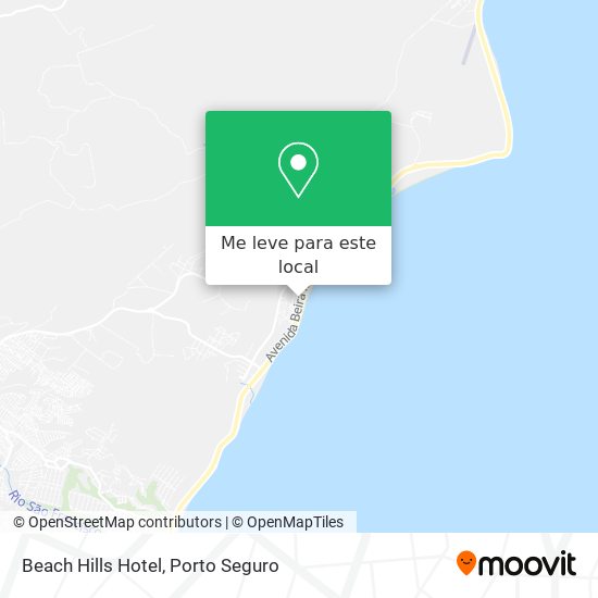 Beach Hills Hotel mapa