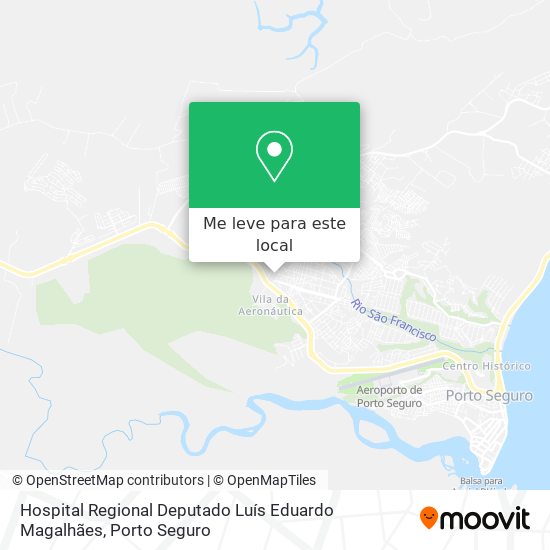 Hospital Regional Deputado Luís Eduardo Magalhães mapa