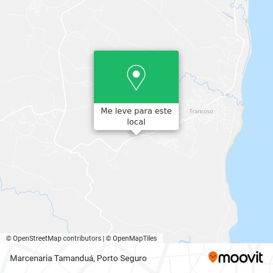 Marcenaria Tamanduá mapa