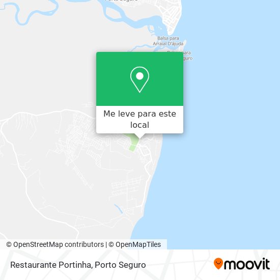 Restaurante Portinha mapa
