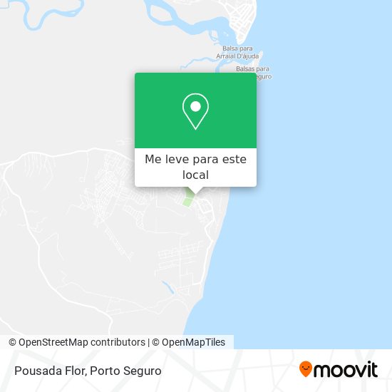 Pousada Flor mapa