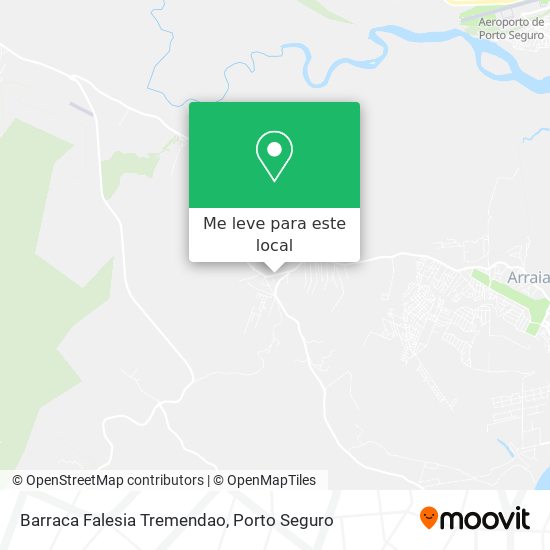 Barraca Falesia Tremendao mapa
